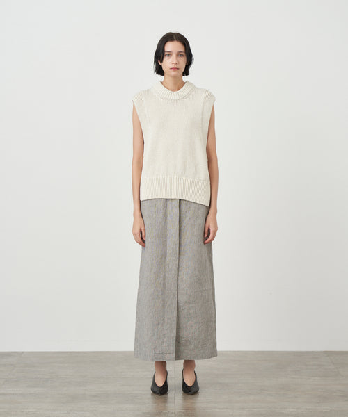 LINEN RAMIE TOP | PENCIL SKIRT