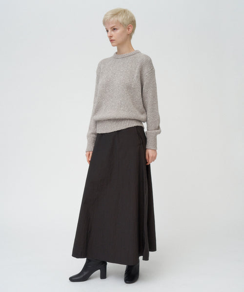 HAND DYED NYLON | FLARED SKIRT – ATON | エイトン