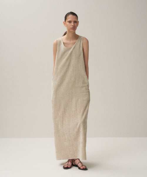 お買い得！！★ ロエベ FENNEL TANK ドレス★ タンク ドレス（コットン） グレー - LOEWE