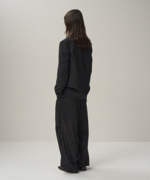 ジャケット・アウター ARULLE collarless cocoon jacket 2025春夏新作】 collarless cocoon jacket (set up対応