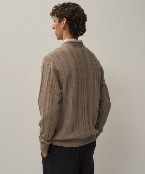 SUPER LIGHT WOOL | RANDOM RIB SWEATER – ATON | エイトン