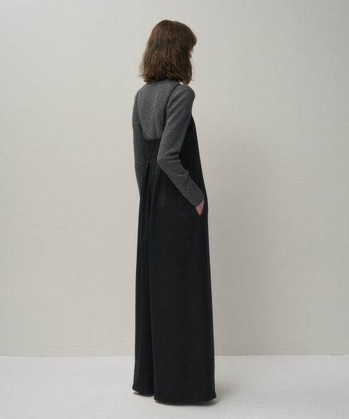 WOOL SATIN STRETCH | JUMPSUIT – ATON | エイトン