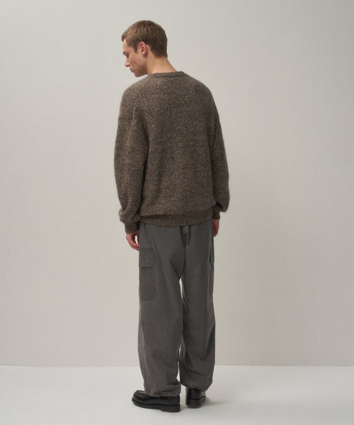 WOOL ALPACA MOHAIR | CREWNECK SWEATER – ATON | エイトン
