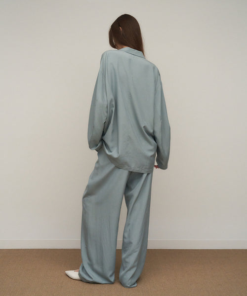 SILK SUEDE | WIDE EASY PANTS – ATON | エイトン