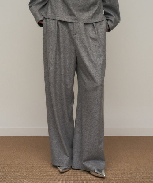 ぬま　ATON pants WOOL TROPICAL | WIDE EASY PANTS – ATON | エイトン