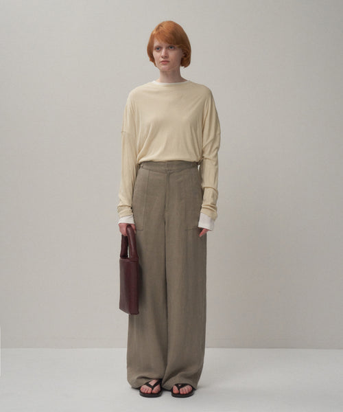 LINEN TWILL | BAKER PANTS – ATON | エイトン