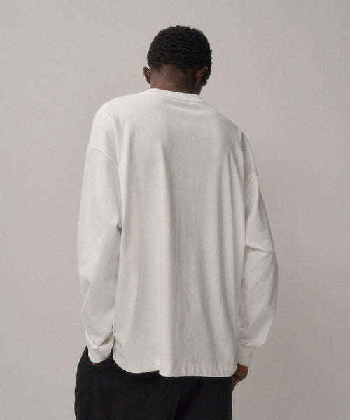 12/- AIR SPINNING | LOOSE FIT LONG SLEEVE T-SHIRT – ATON | エイトン