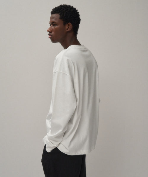 12/- AIR SPINNING | LOOSE FIT LONG SLEEVE T-SHIRT – ATON | エイトン