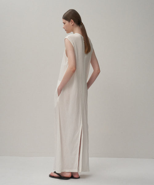 SHRINK FRESCA JERSEY | TANK TOP DRESS – ATON | エイトン