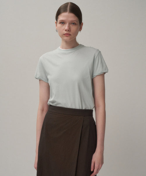 FRESCA SINGLE JERSEY | COMPACT T-SHIRT – ATON | エイトン