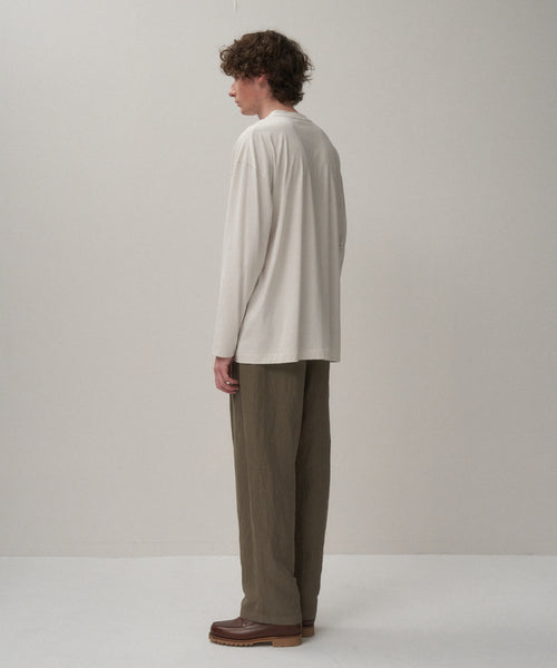 SUVIN60/2 | OVERSIZED LONG SLEEVE T-SHIRT – ATON | エイトン