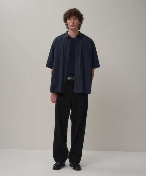SUVIN BROAD | WASHED HALF SLEEVE SHIRT – ATON | エイトン