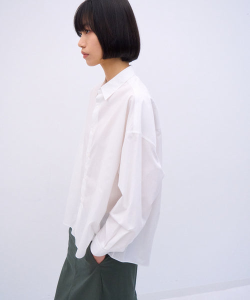 GIZA COMPACT STRIPE | OVERSIZED SHIRT – ATON | エイトン
