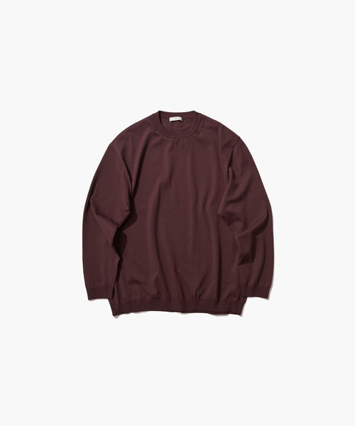 FRESCA KNIT | CREWNECK SWEATER – ATON | エイトン
