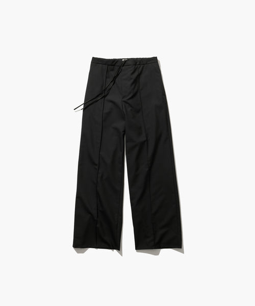 WOOL TROPICAL | PIN TUCK EASY PANTS – ATON | エイトン