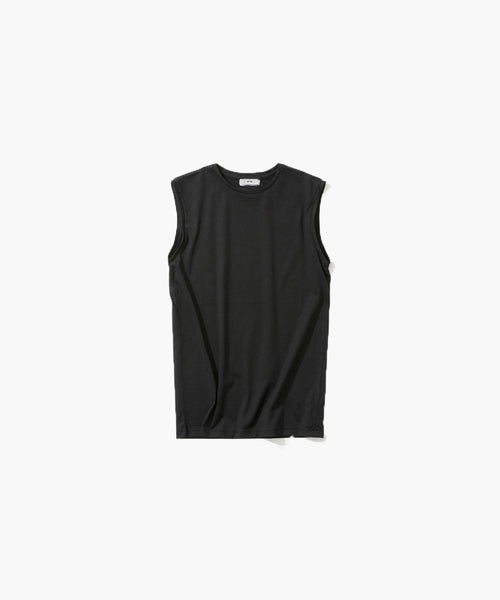 ATON タンクトップ ノースリーブ カットソー FRESCA SINGLE JERSEY ｜ タンクトップ