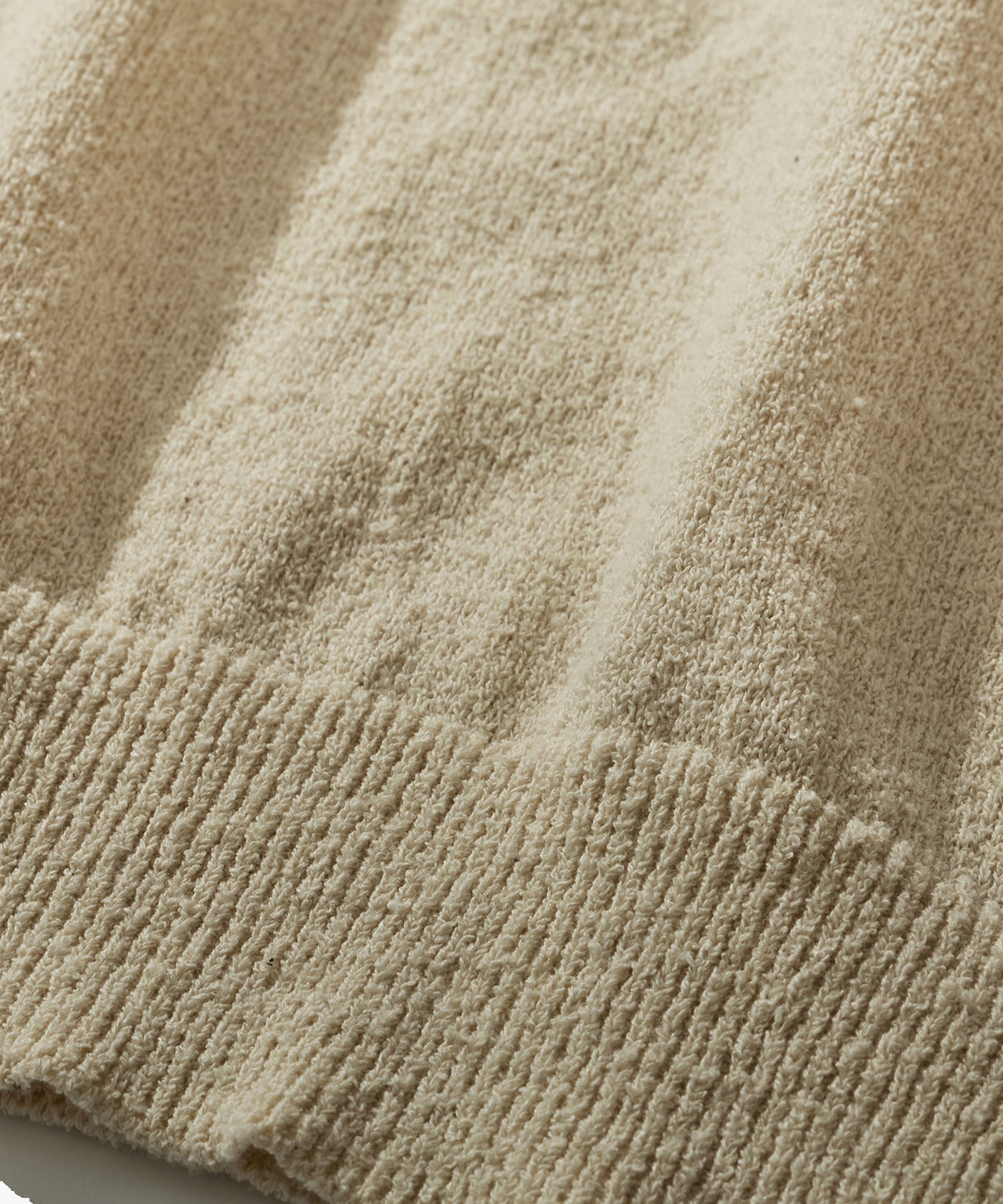 COTTON WASHI BOUCLE | POLO CARDIGAN – ATON | エイトン