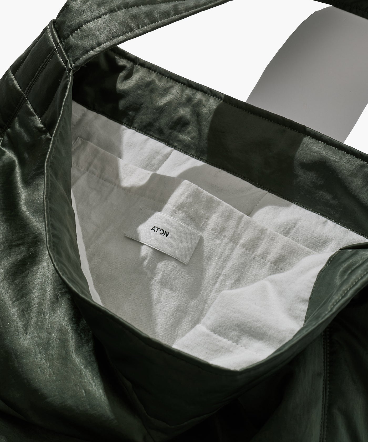FIBRIL NYLON SATIN | SMALL N BAG – ATON | エイトン
