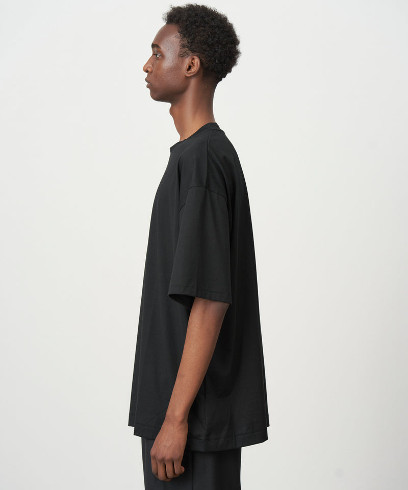 ATON / SUVIN OVERSIZED Tシャツ ブラック 04