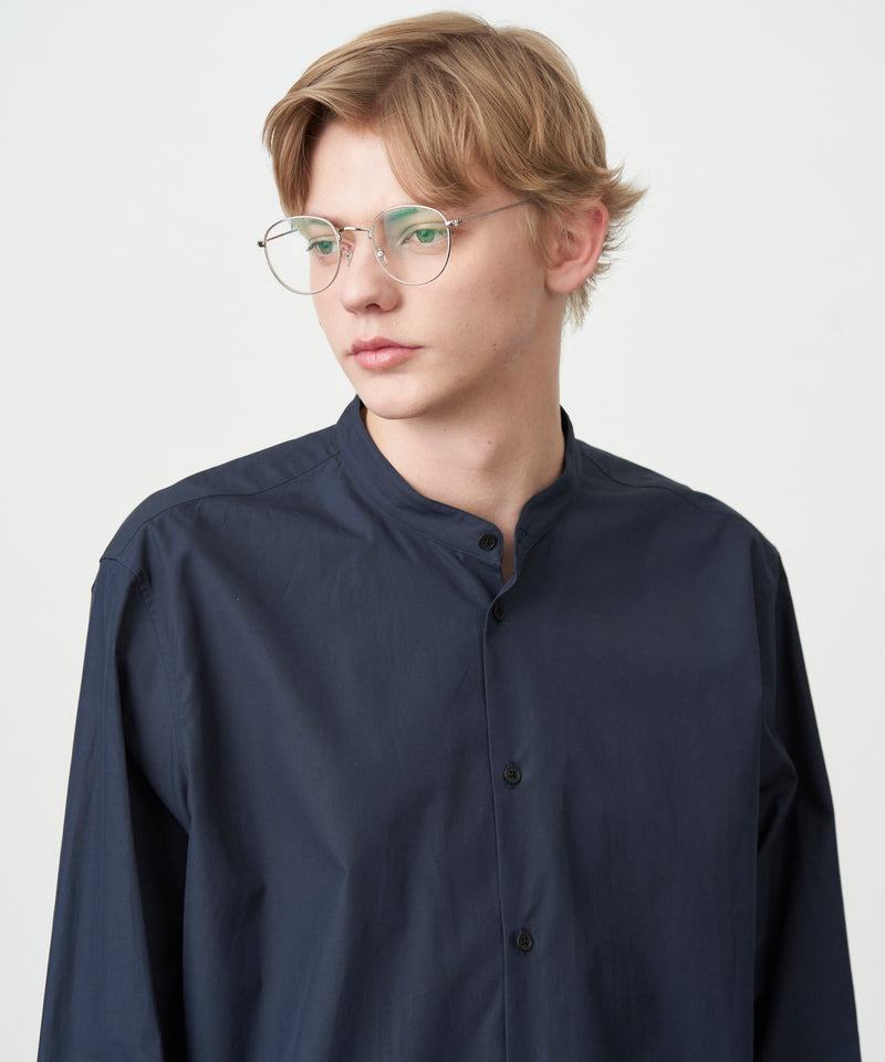 SUVIN BROAD | BAND COLLAR SHIRT – ATON | エイトン