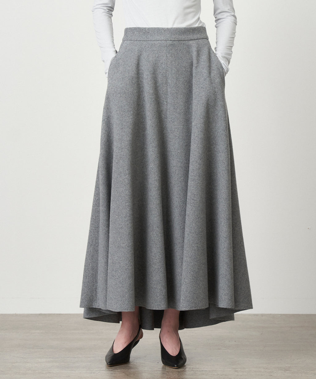 ROYAL FLEECE | FLARED SKIRT