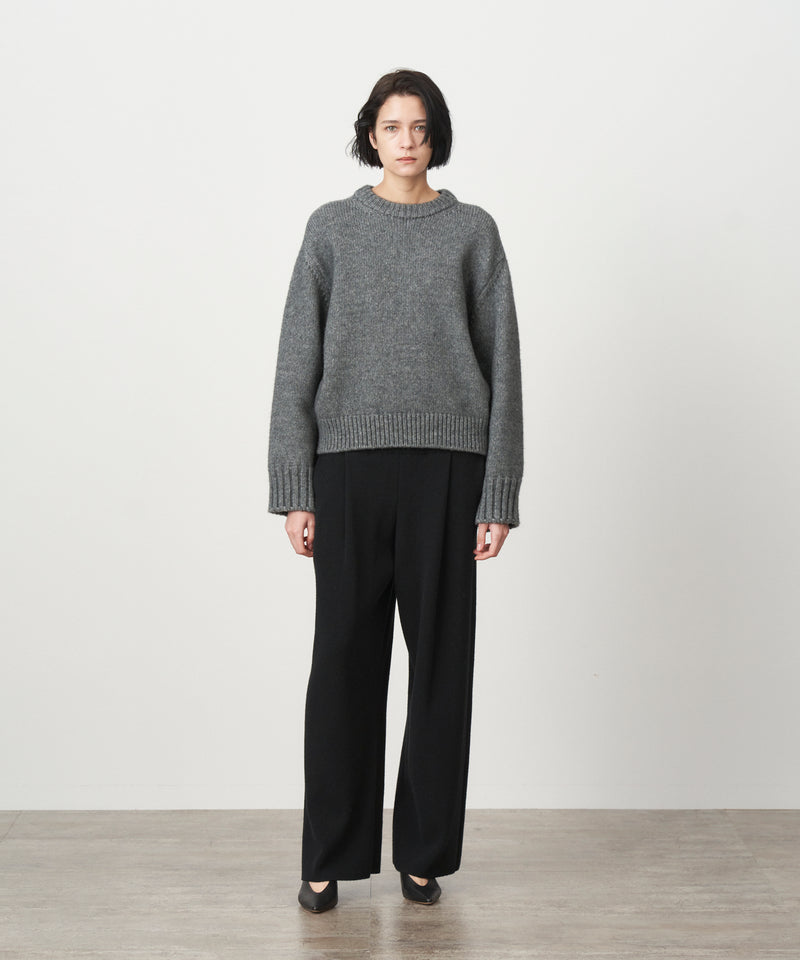 WOOL CASHMERE SILK | STRAIGHT EASY PANTS – ATON | エイトン