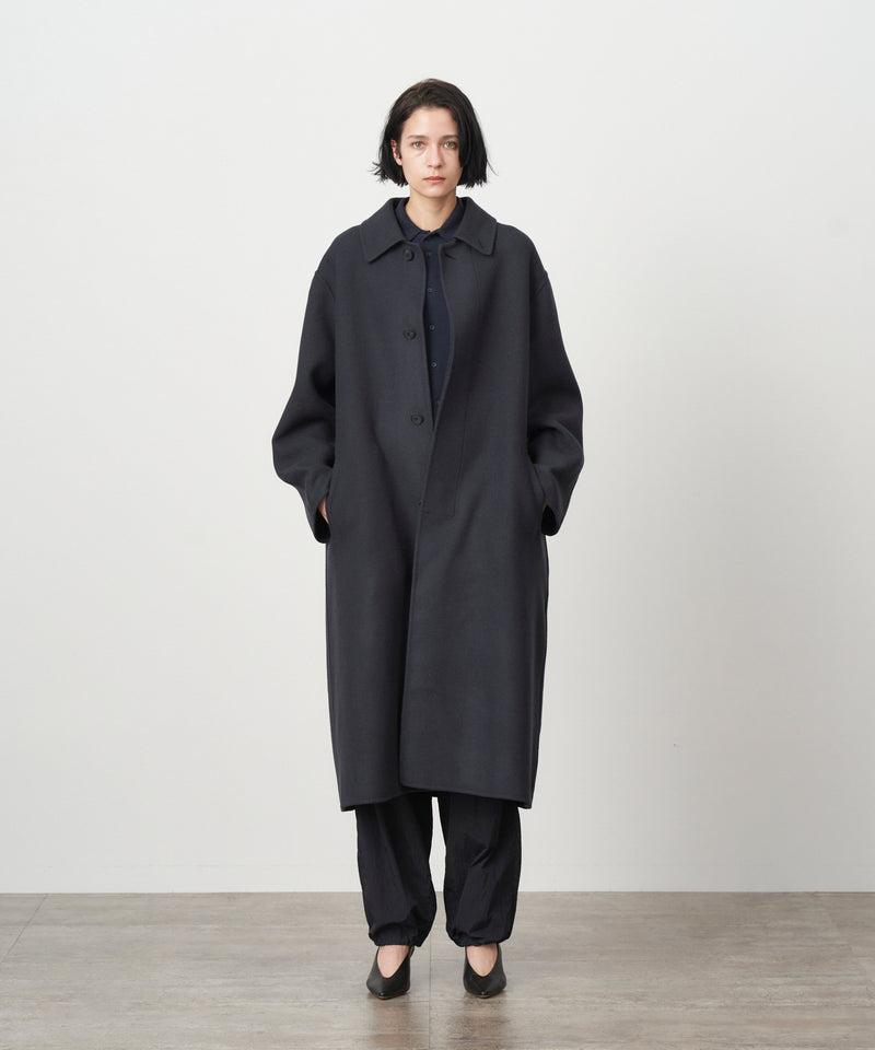 SUPER 120S DOUBLE MELTON | BALMACAAN COAT – ATON | エイトン