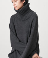 WOOL MOULINE | TURTLENECK DRESS – ATON | エイトン