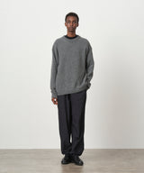 WOOL MOHAIR | CREWNECK SWEATER – ATON | エイトン