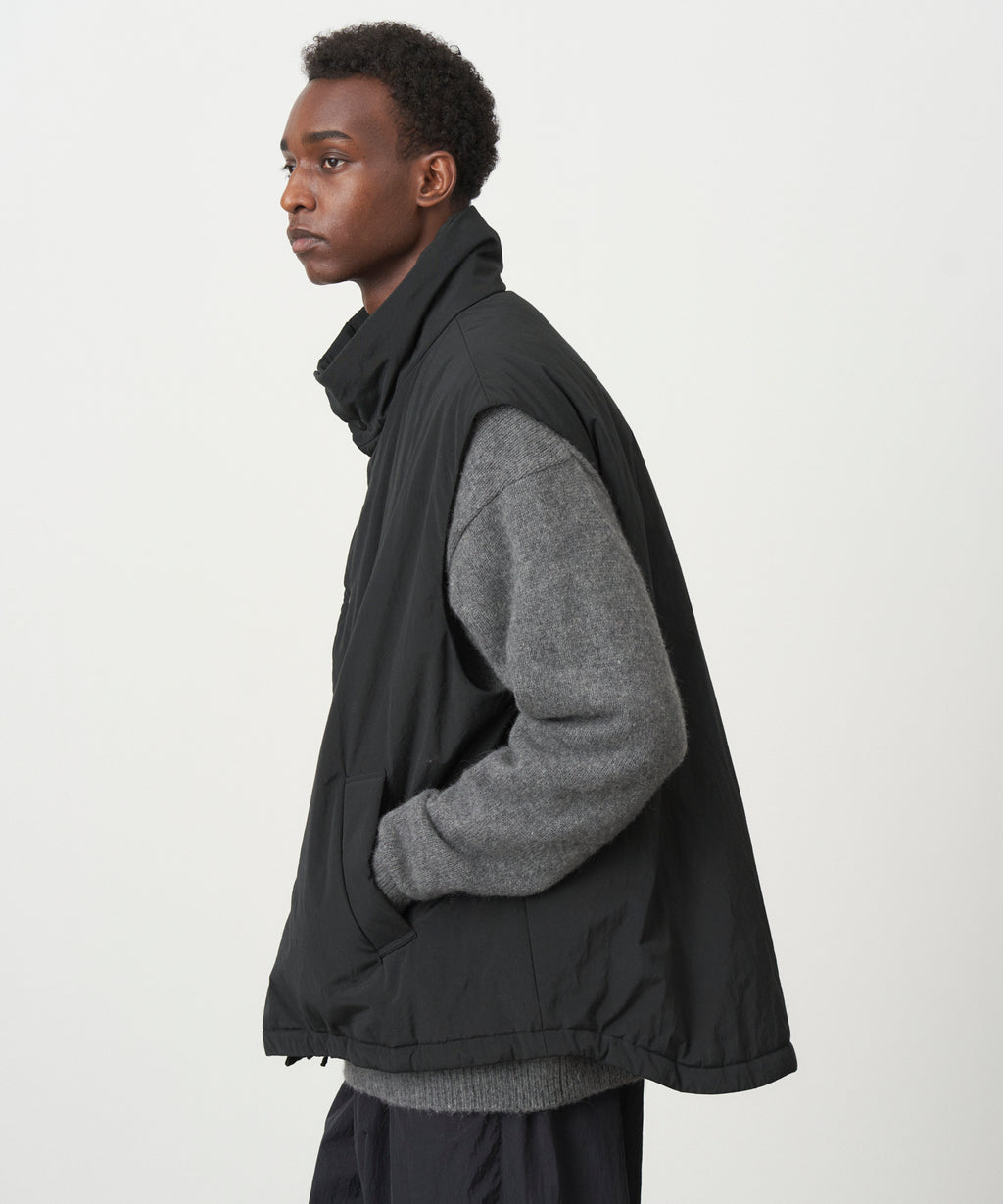 TECHNO COTTON | RECYCLED WOOL PADDED VEST – ATON | エイトン