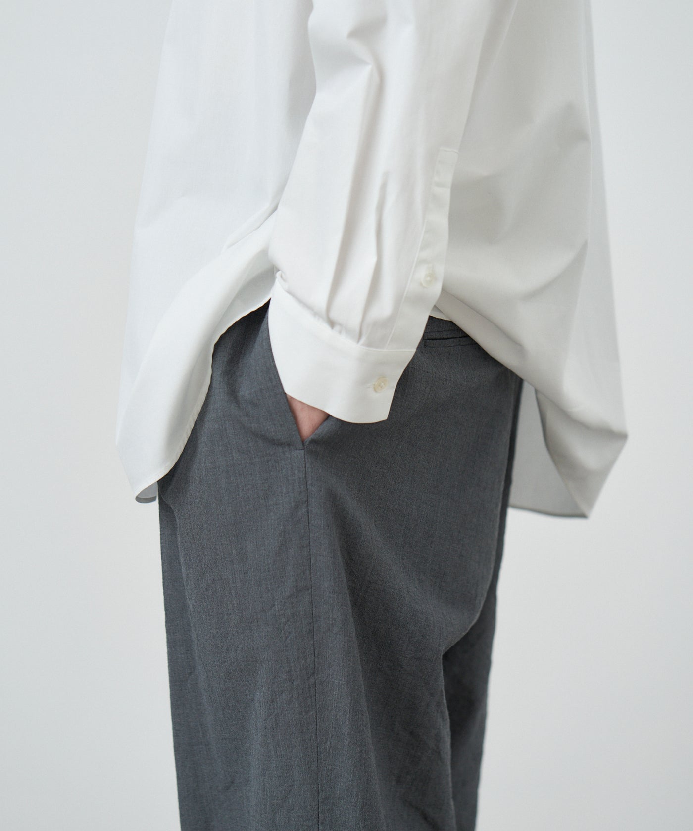 WOOL WASHI TROPICAL | WIDE EASY PANTS – ATON | エイトン