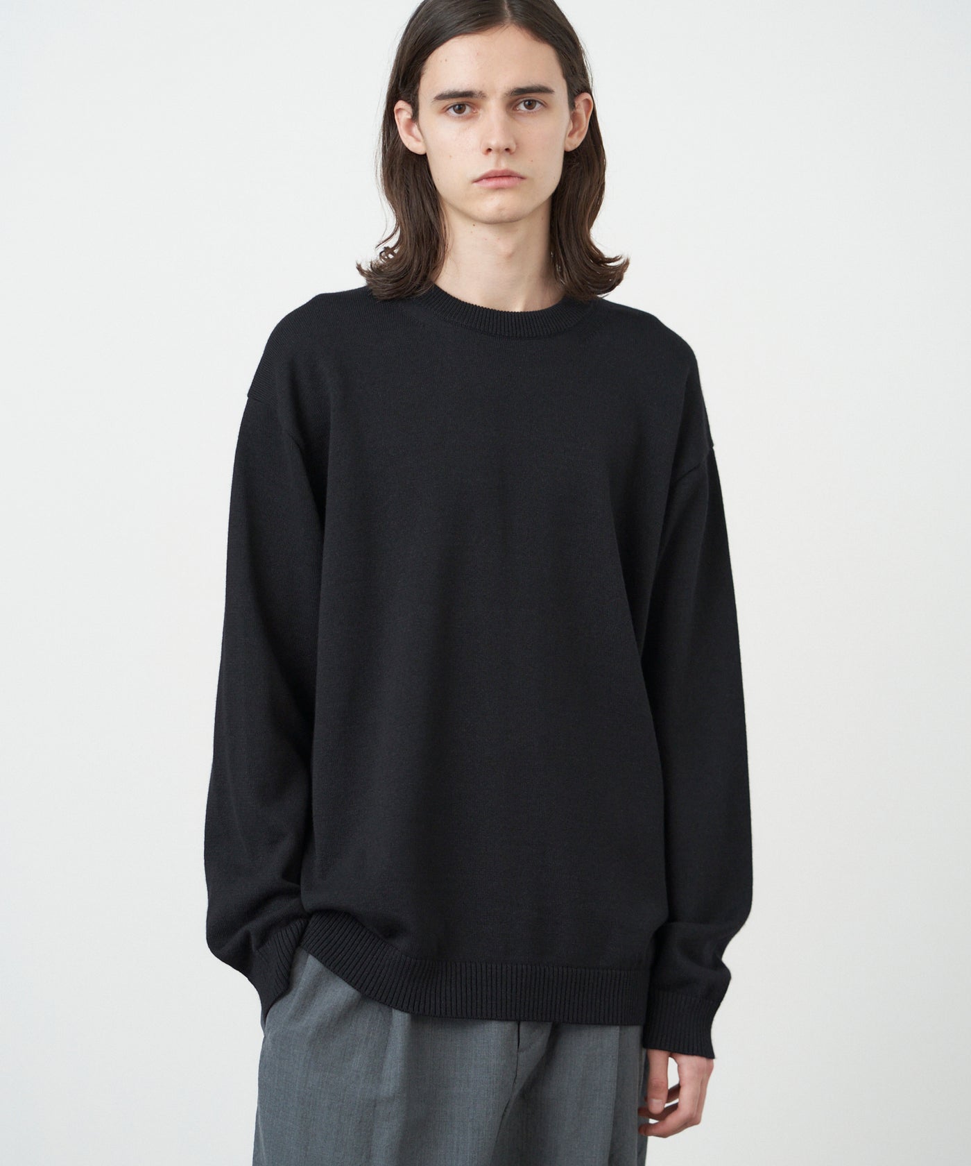 WOOL WASHI | CREWNECK SWEATER – ATON | エイトン