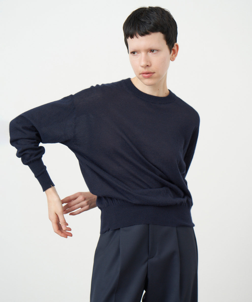 CASHMERE SILK SPUN | CREWNECK SWEATER