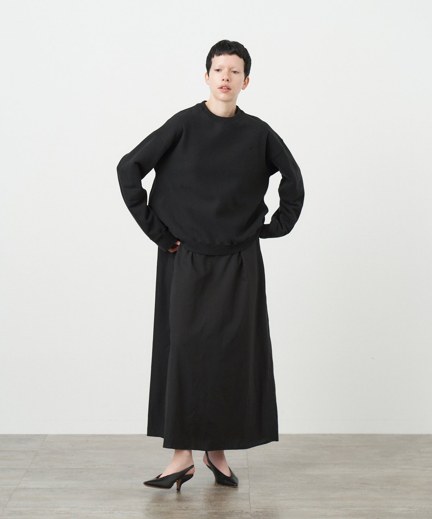 GARMENT DYED URAKE | OVERSIZED PULLOVER – ATON | エイトン