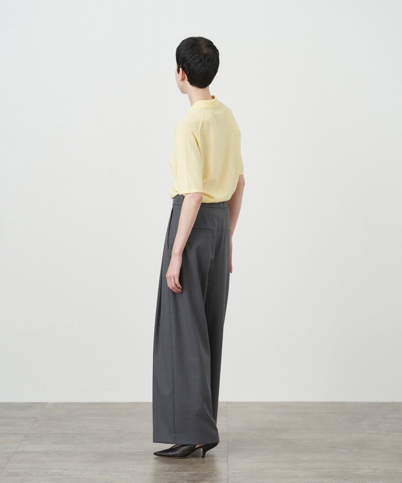 WOOL TROPICAL | WIDE EASY PANTS – ATON | エイトン