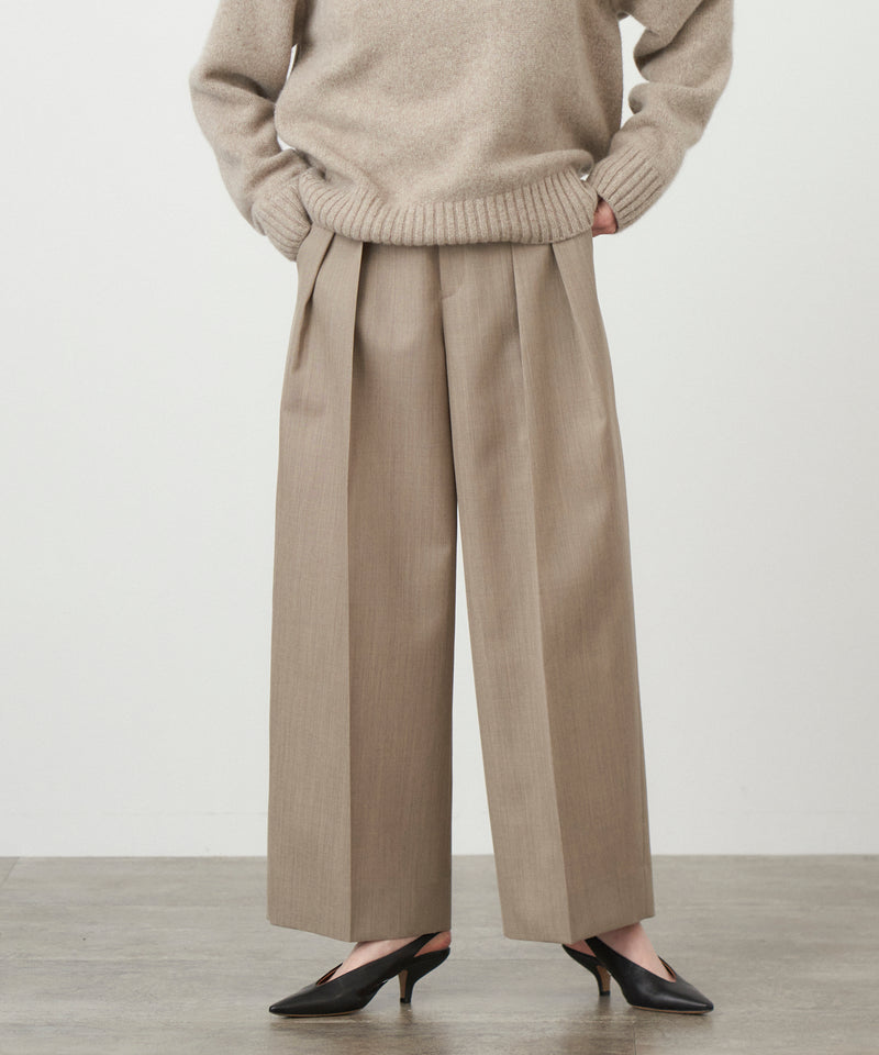 16,000円【Gajess】wool wide pants／CAMEL／36