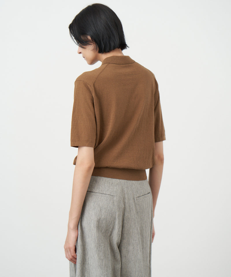 RECYCLED FRESCA | POLO KNIT – ATON | エイトン