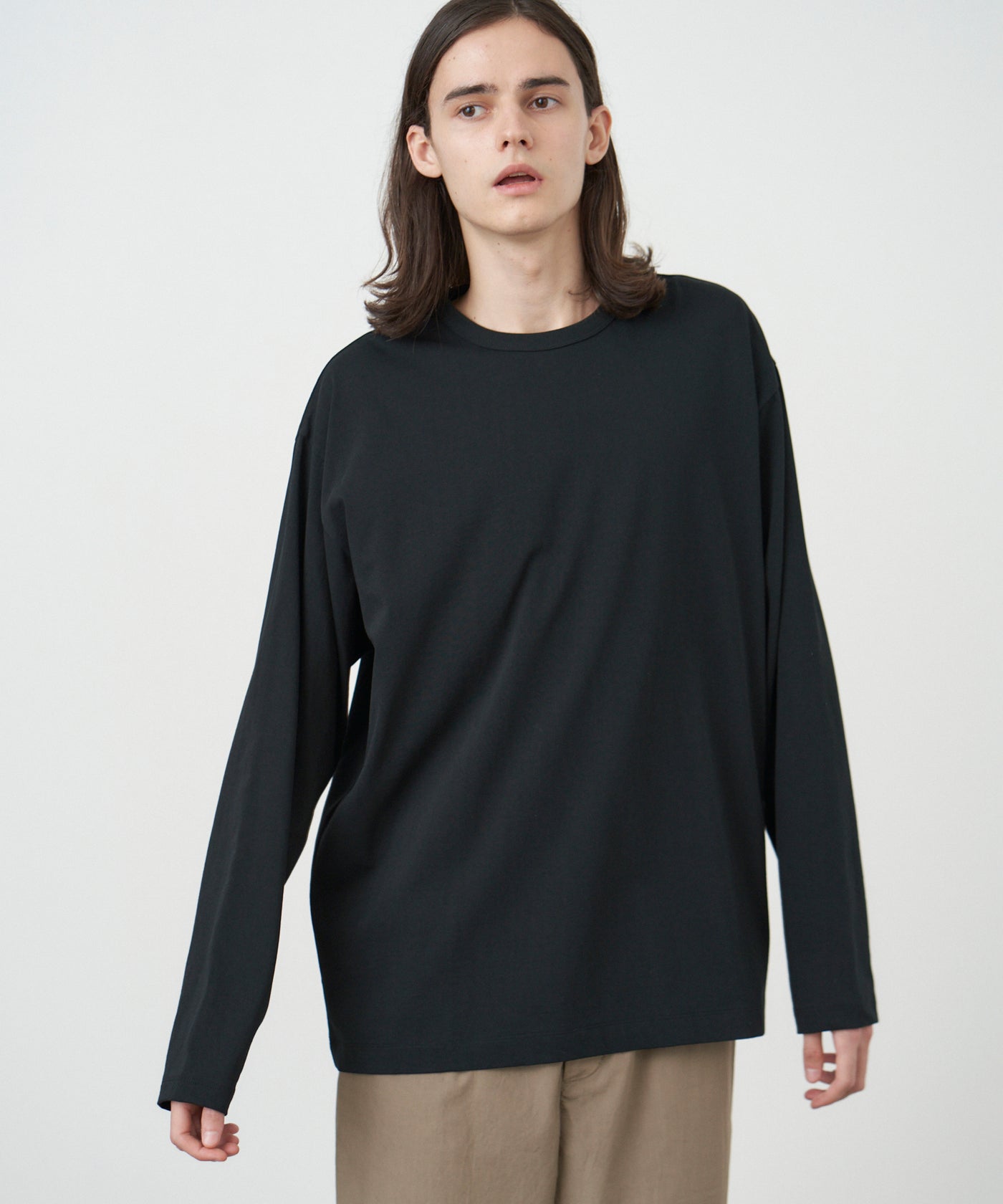 DRY COTTON JERSEY | L/S T-SHIRT – ATON | エイトン