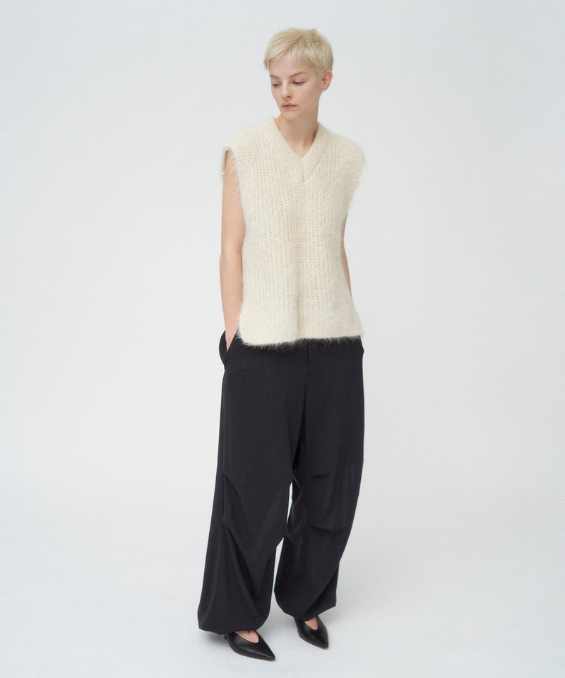 ALPACA FUR | V-NECK VEST