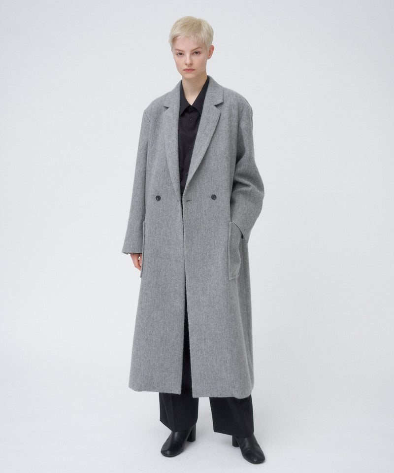 BABY ALPACA | LONG TAILORED COAT