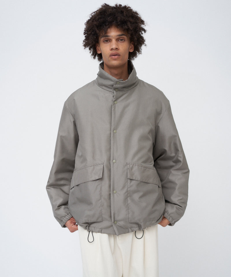 ACRYLIC COATED SILK | PADDED STAND COACH JACKET