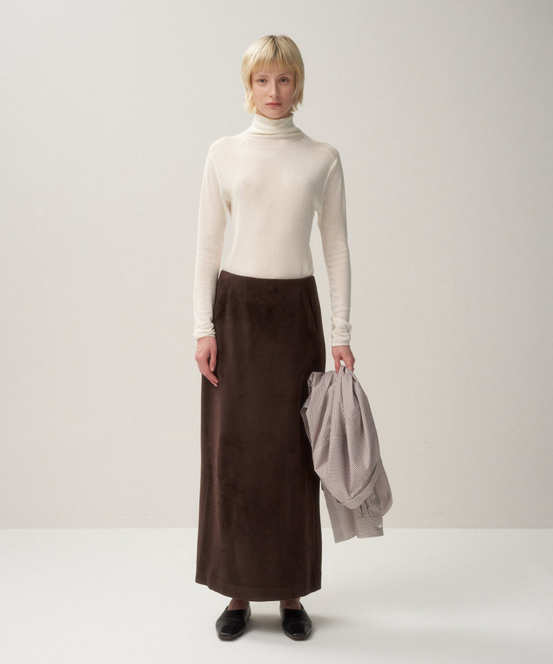 ROYAL WOOL CIRCULAR RIB | TURTLENECK SWEATER