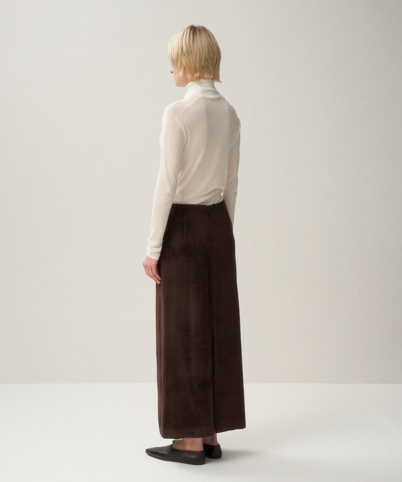 SILK MOSSA | STRAIGHT SKIRT