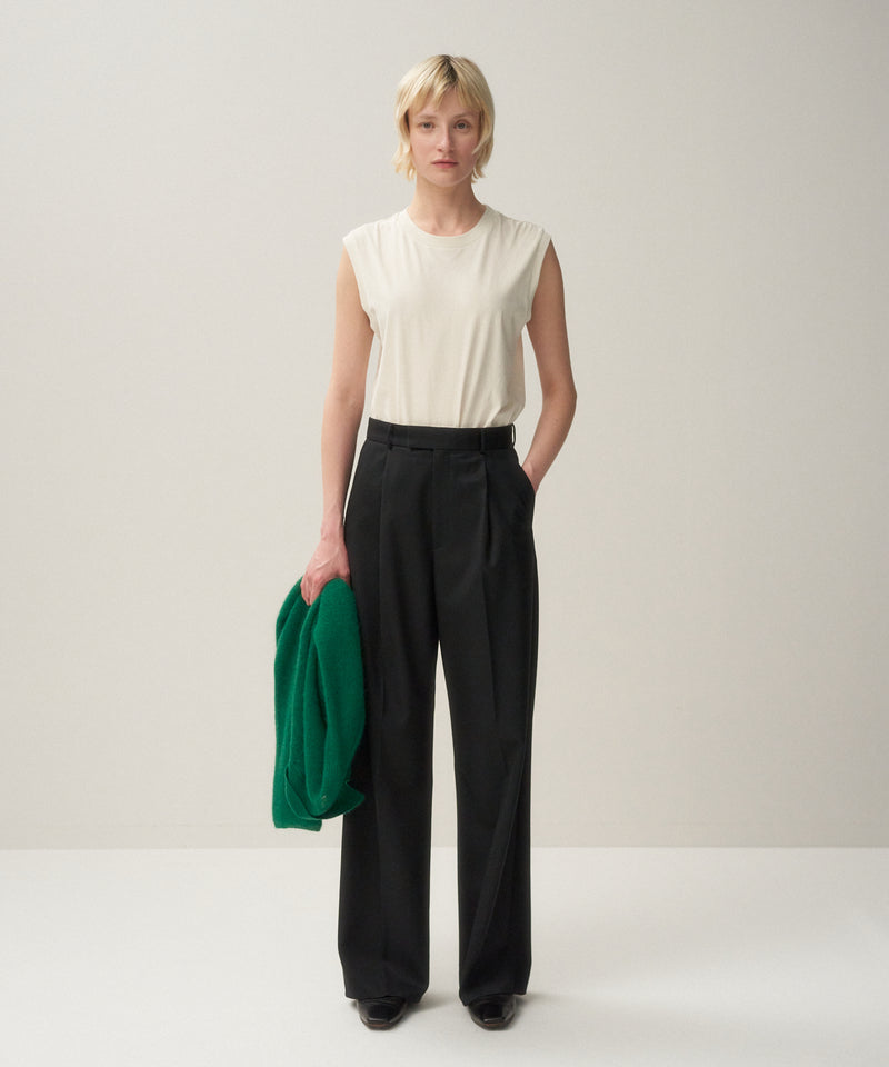 COMPACT WOOL | STRAIGHT PANTS