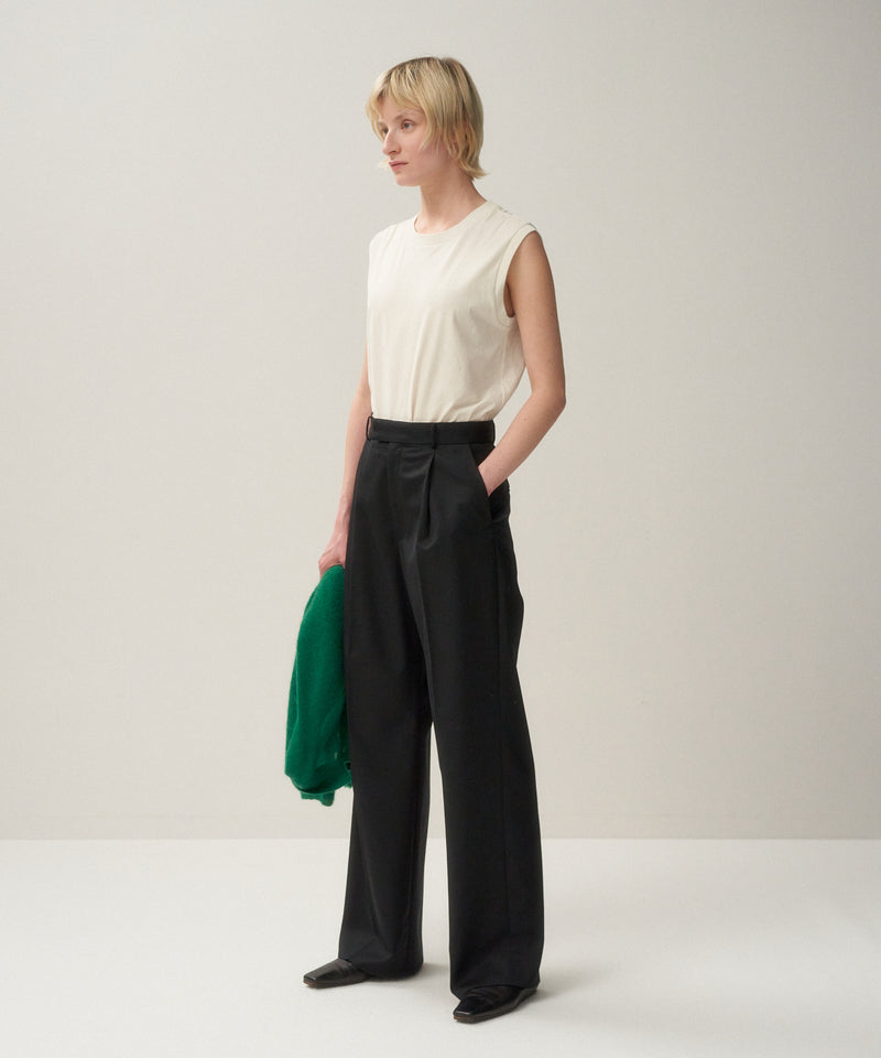 COMPACT WOOL | STRAIGHT PANTS