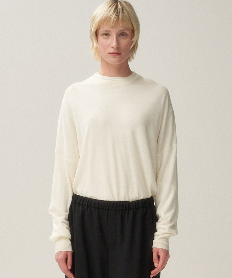 SHEER WOOL | CREWNECK SWEATER