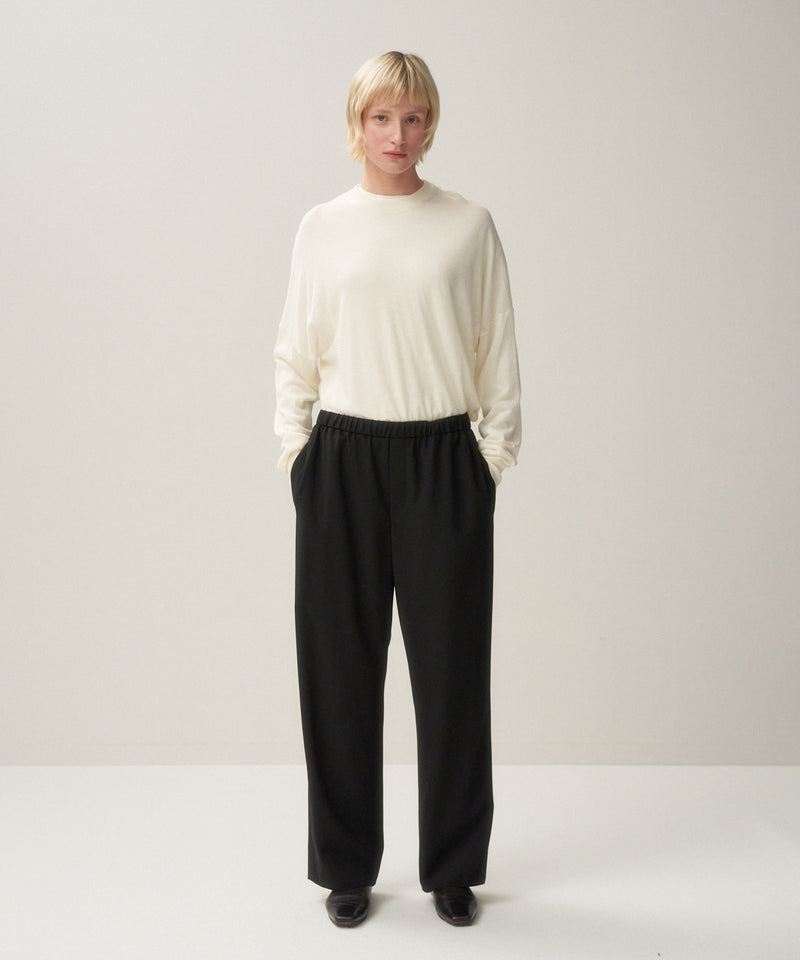 SHEER WOOL | CREWNECK SWEATER