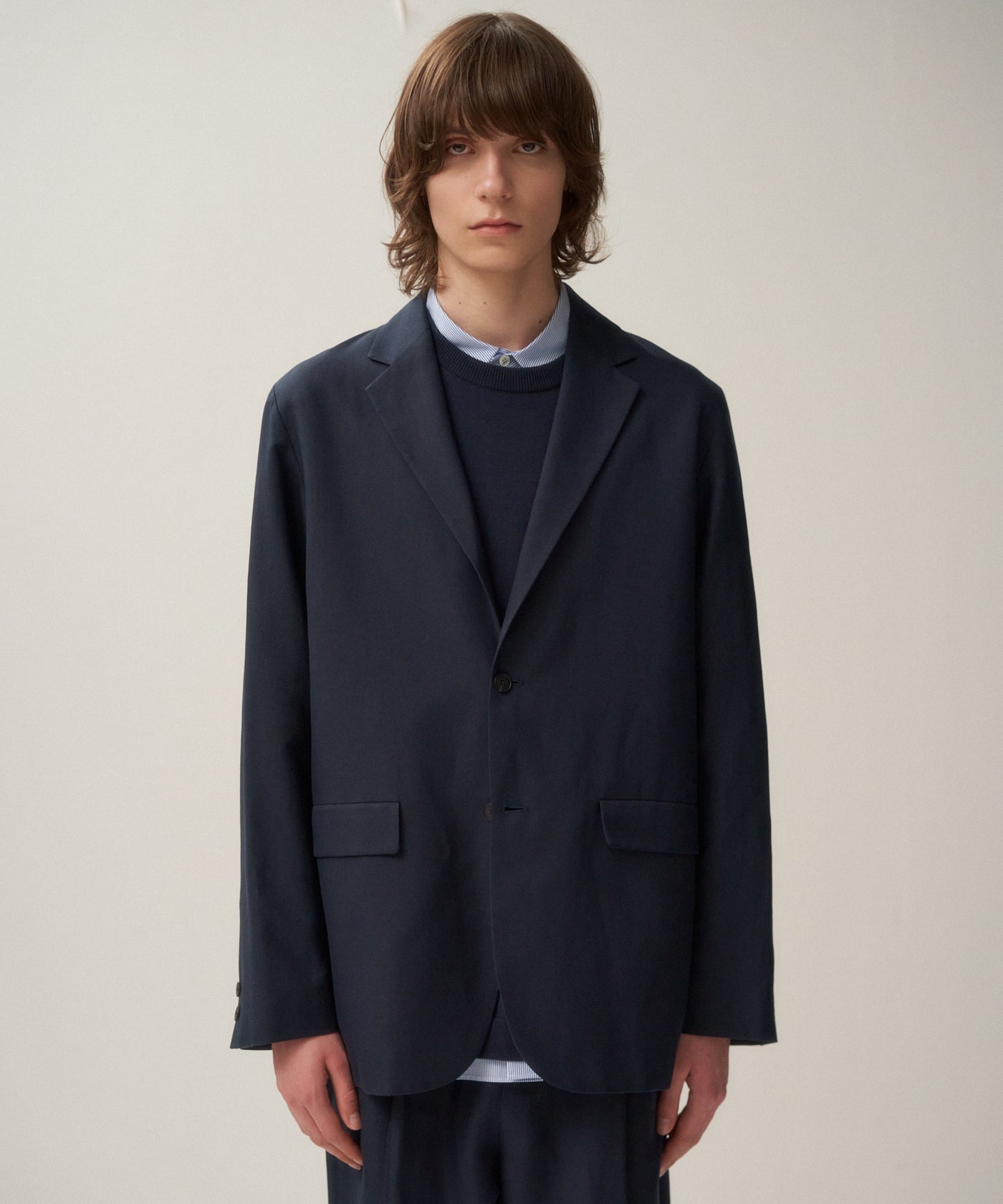 SILK WASHI TWILL | TAILORED JACKET – ATON | エイトン