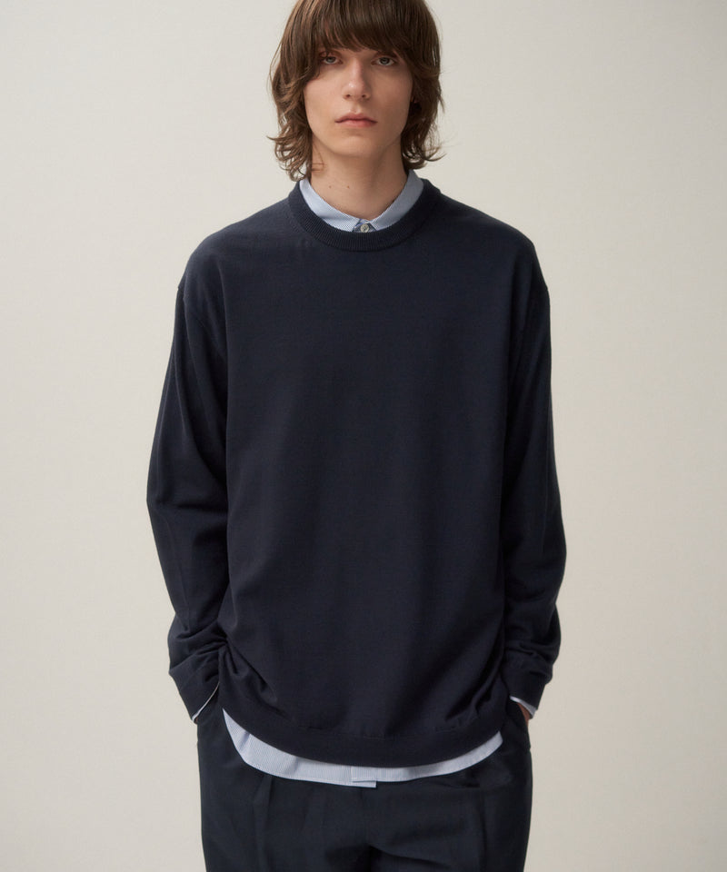 WOOSTED WOOL | CREWNECK SWEATER