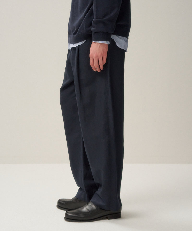 SILK WASHI TWILL | WIDE PANTS